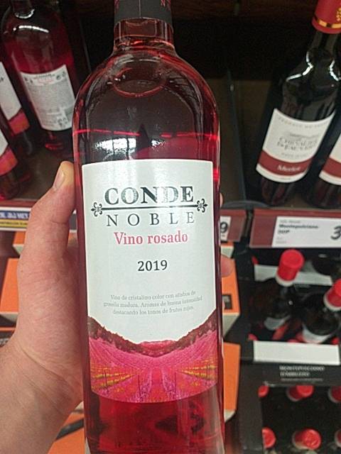 Conde noble vino tinto